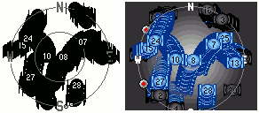 screenshot of GPS units