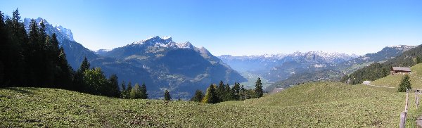 Panorama towards Brienzersee