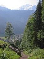 Climb from Lauterbrunnen