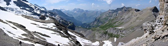 Panorama from pass