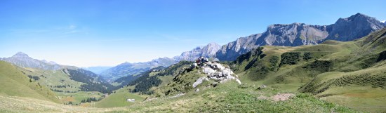 Panorama from pass