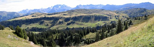 Panorama near pass