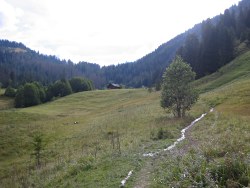 Climb towards pass