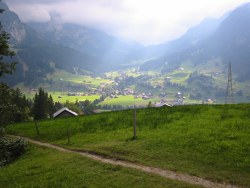 Descending to Gsteig