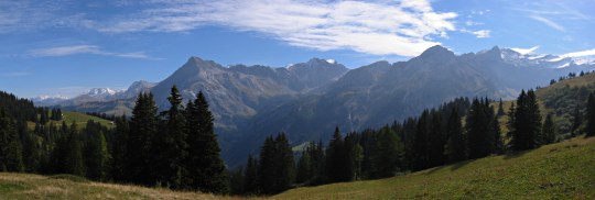 view back from pass