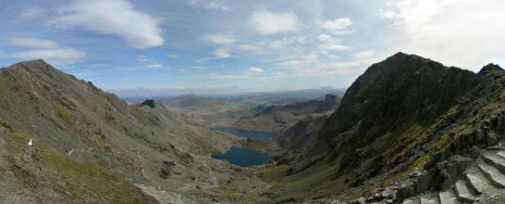 View over lakes