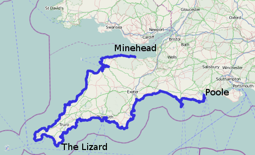 map of the hike