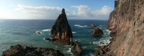 panorama over ocean