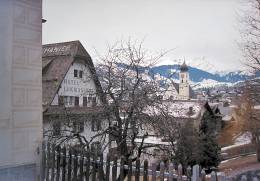 Disentis town centre