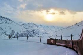 train towards Oberalppass