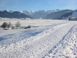 view across Sihlsee