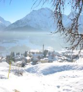 Looking down towards Ftan