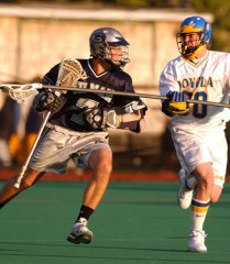Lacrosse in action