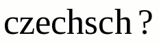 czechsch joke