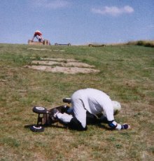 falling over