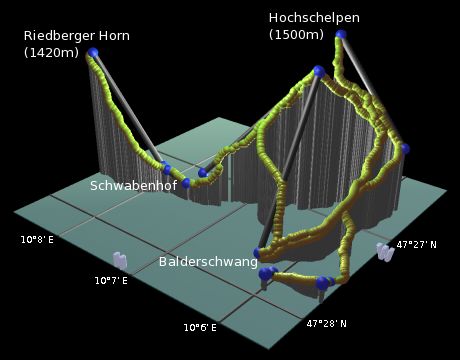 plot of the Balderschwang resort
