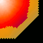 Visualisation of heat loss as it's being calculated