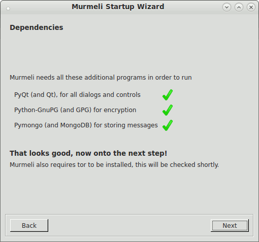 startup wizard