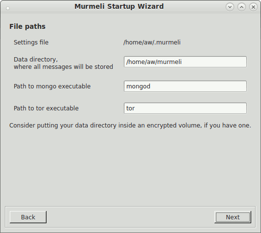 startup wizard