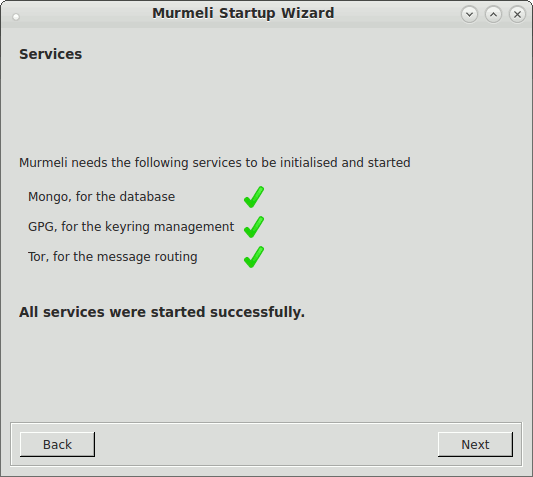 startup wizard