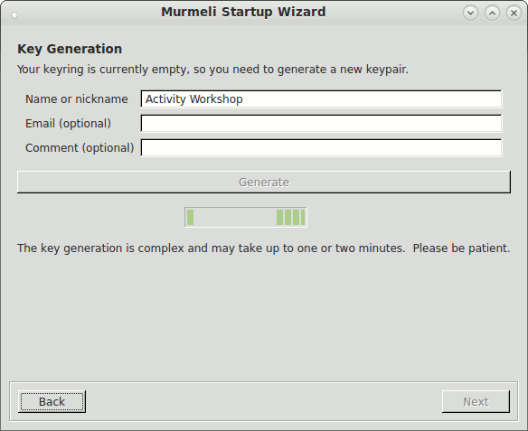 startup wizard